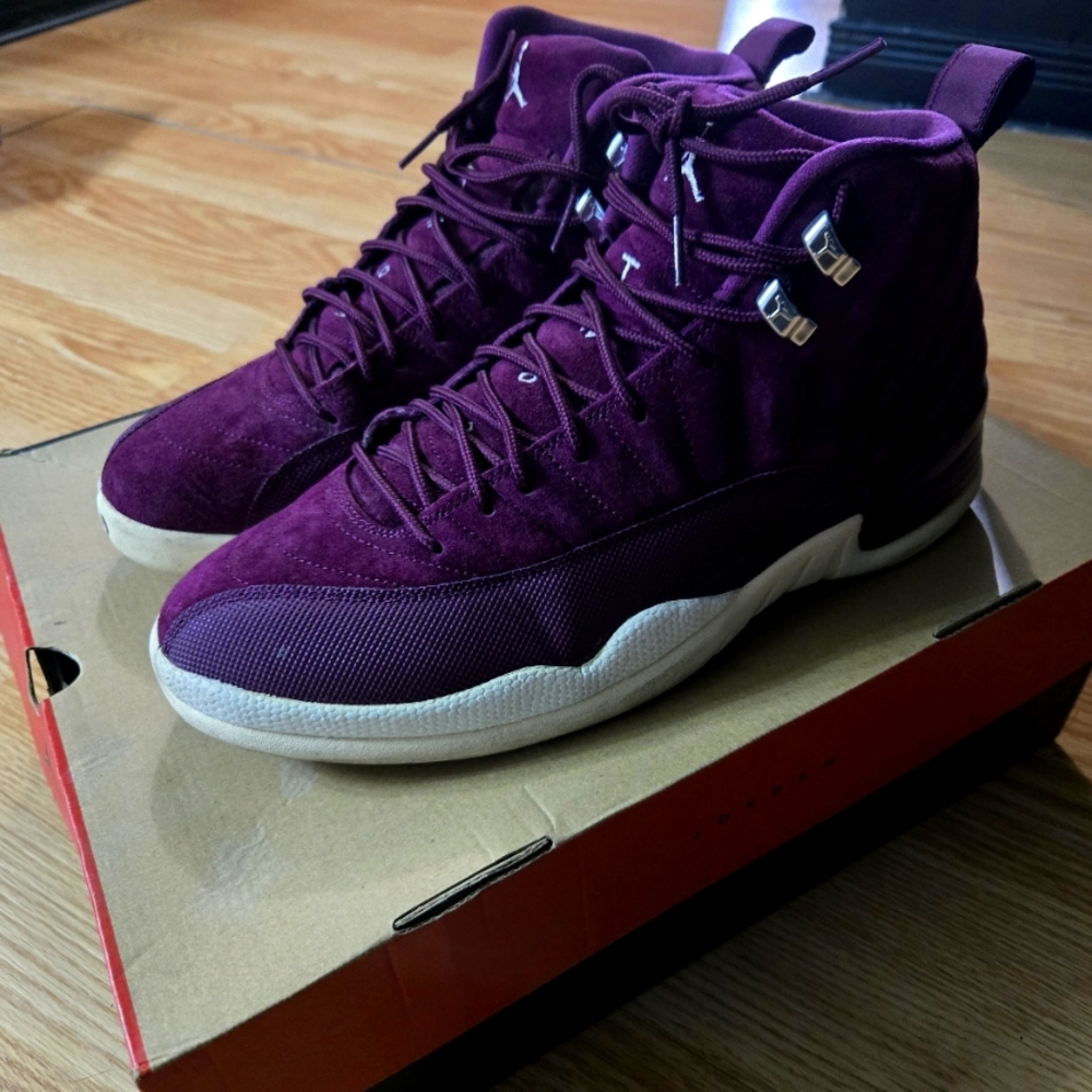 Purple High-Top Sneakers